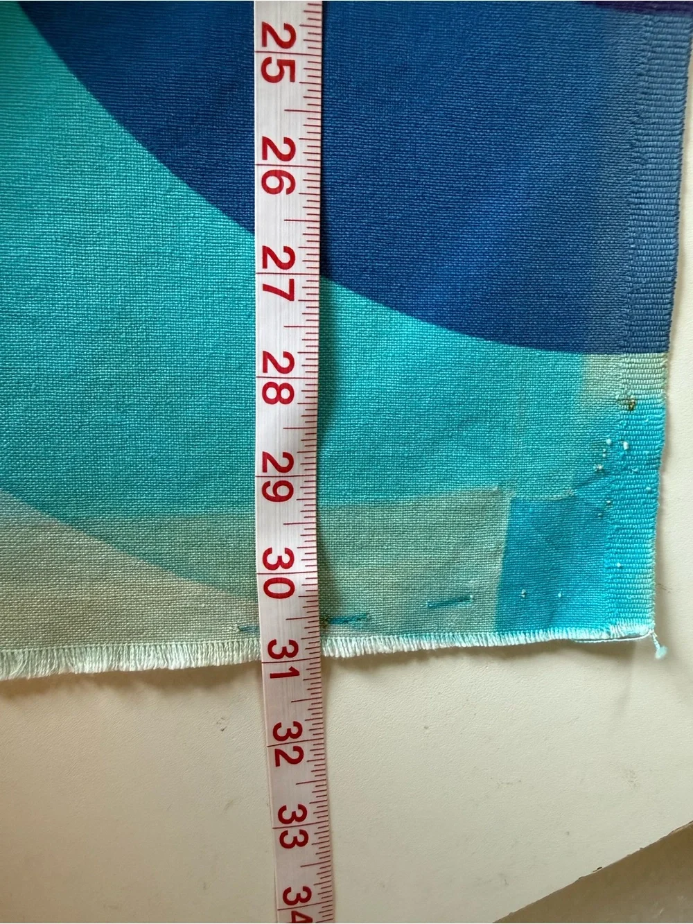 Blue Gradient Arch Wall Tapestry Vintage Set of Two